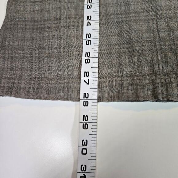 J. Jill Plaid Top Women Size Small Green Oversized Casual Preppy Lagenlook - Picture 9 of 11